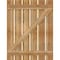 Ekena Millwork Spaced Board-n-Batten Shutters w/Z-Bar, Rough Sawn Western Red Cedar, 34 3/4W x 45H, PR RBS06Z35X045RWR - alternate 5